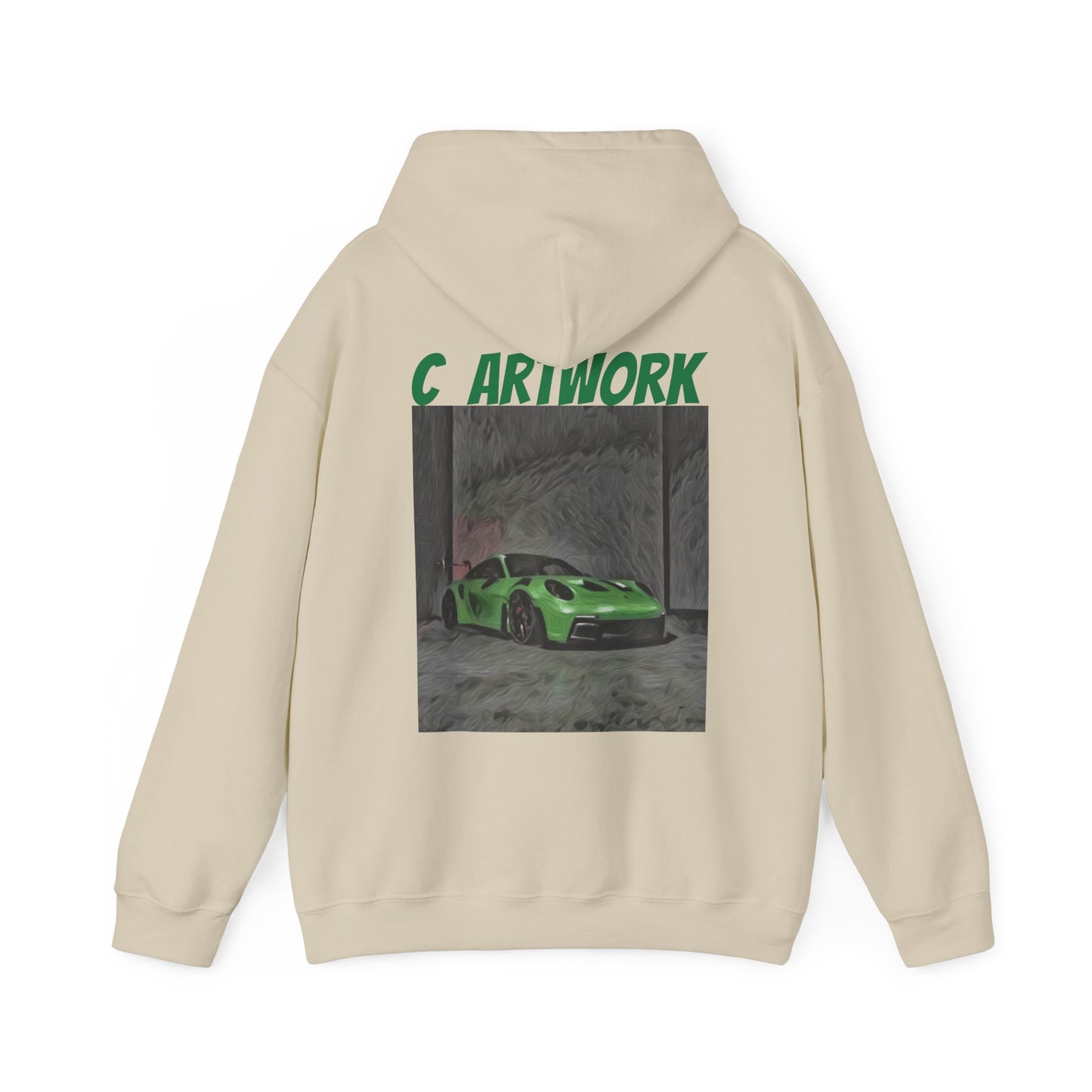 Unisex Heavy Blend™ Hoodie Green Porsche