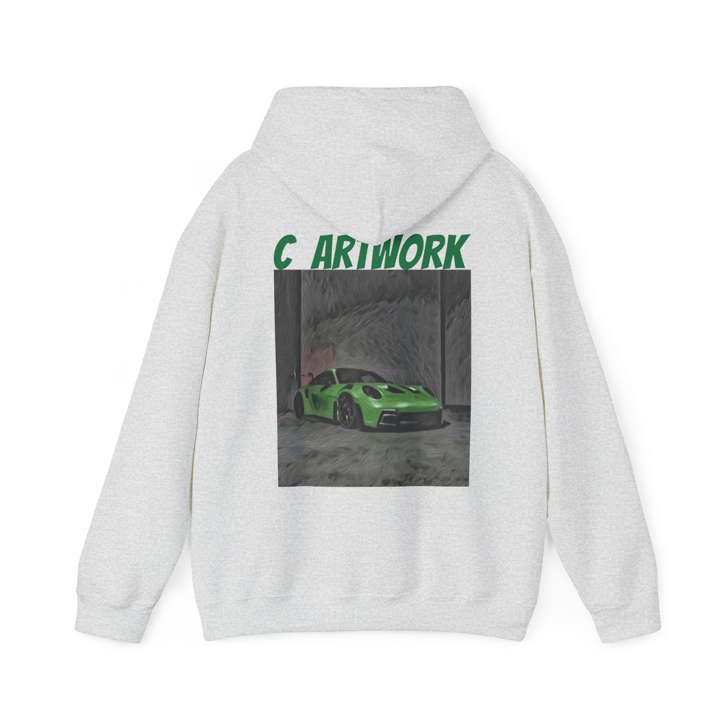 Unisex Heavy Blend™ Hoodie Green Porsche