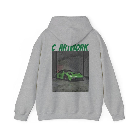 Unisex Heavy Blend™ Hoodie Green Porsche