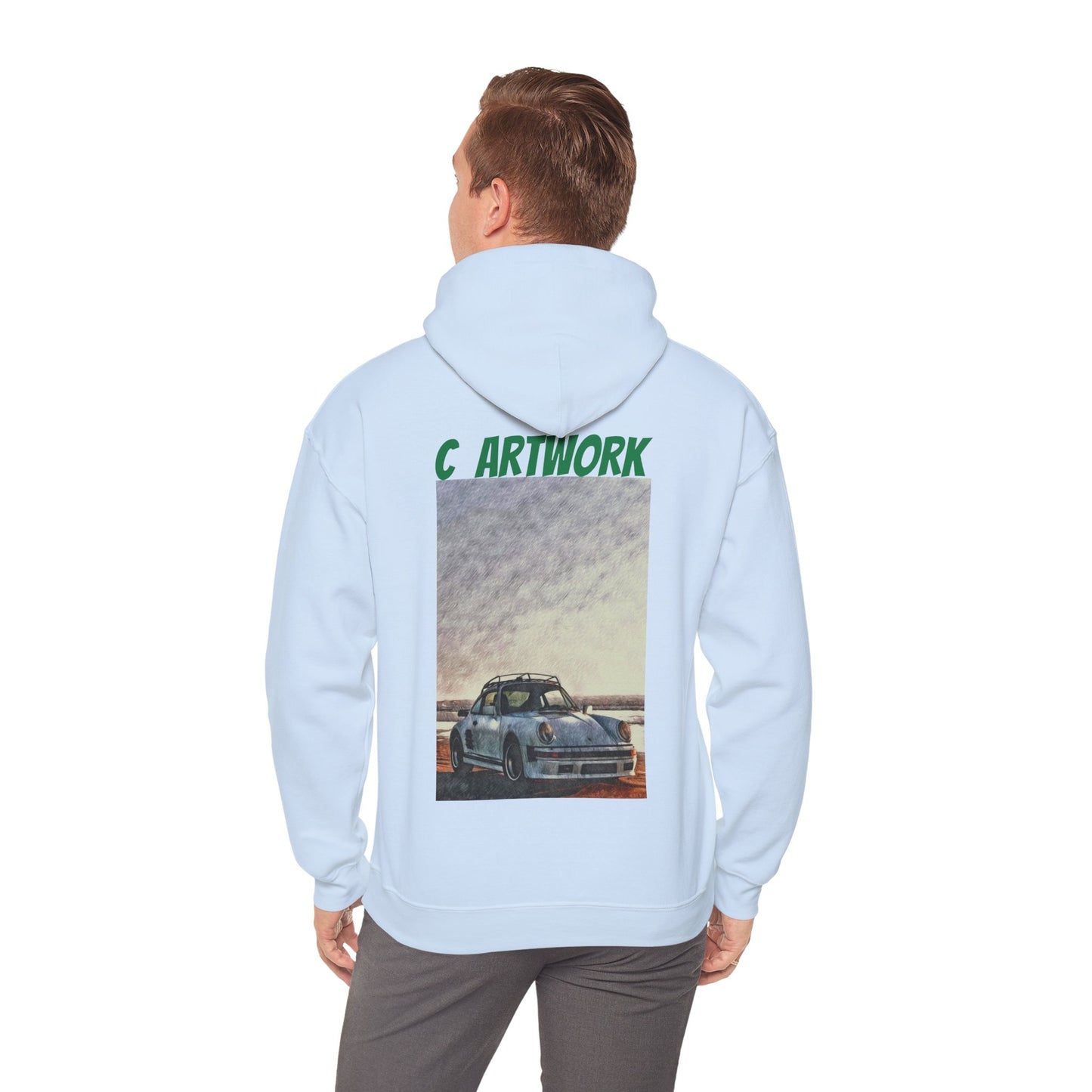 Unisex Heavy Blend™ Hoodie Porsche on the Beach