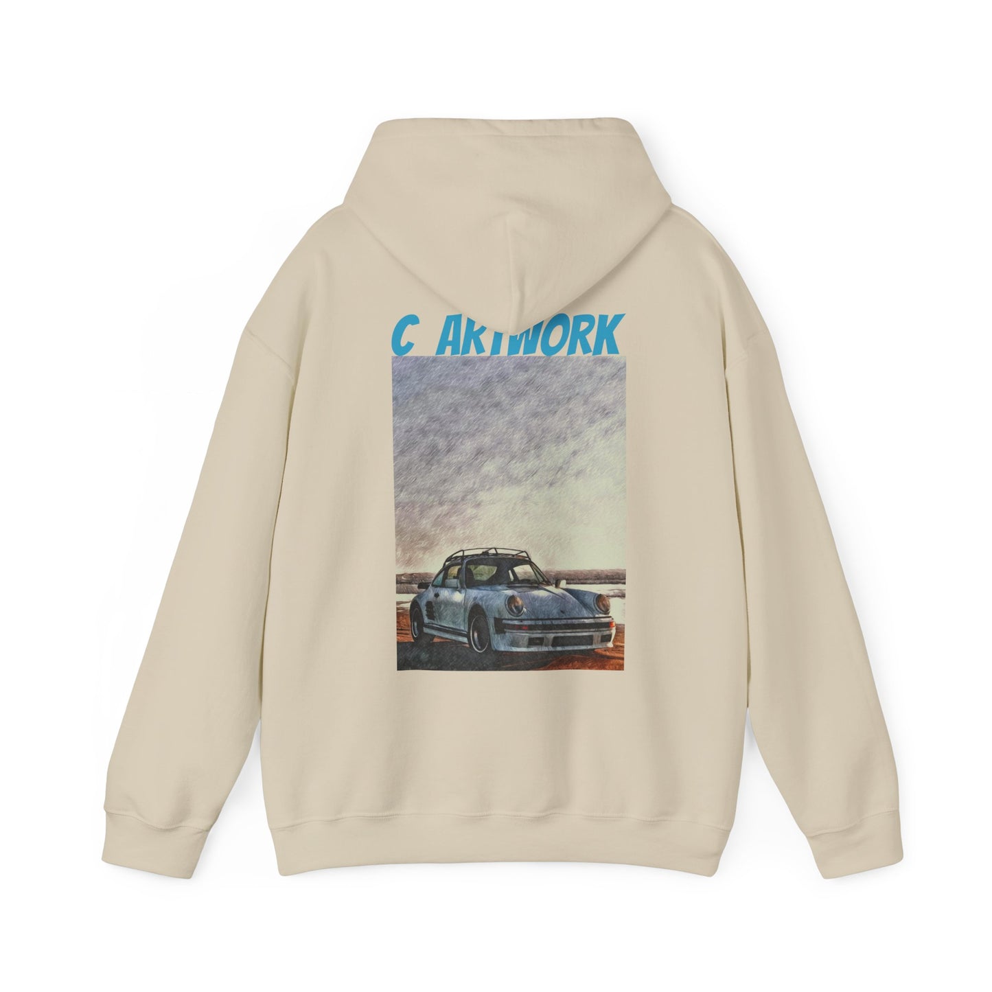 Unisex Heavy Blend™ Hoodie Porsche on the Beach