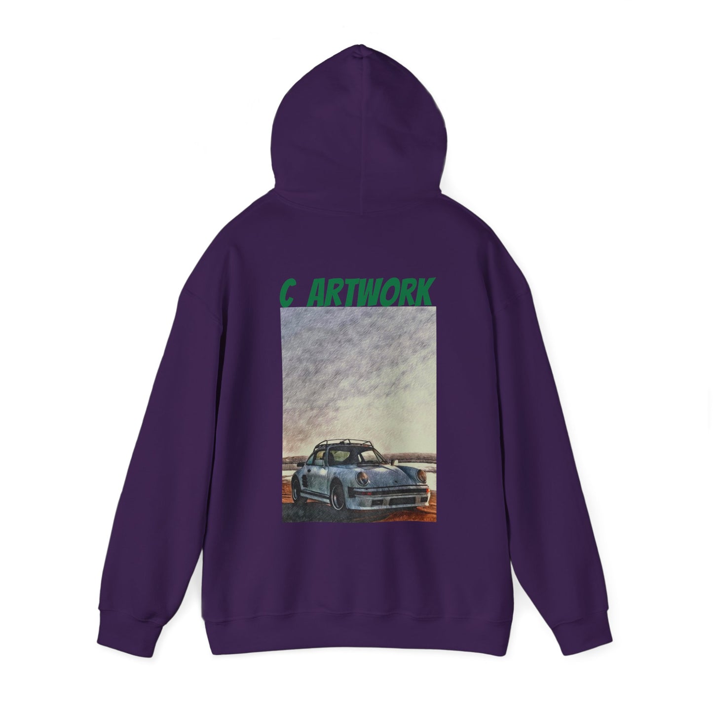 Unisex Heavy Blend™ Hoodie Porsche on the Beach