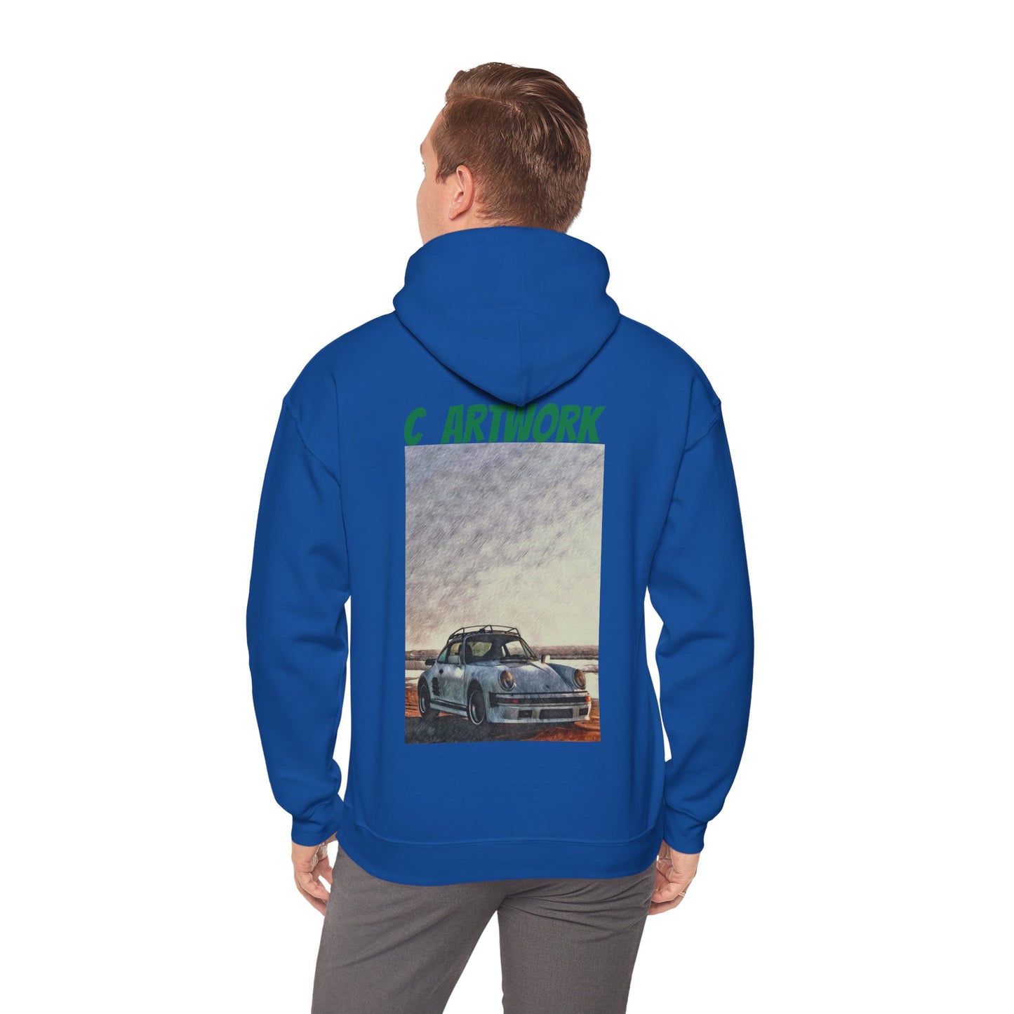 Unisex Heavy Blend™ Hoodie Porsche on the Beach