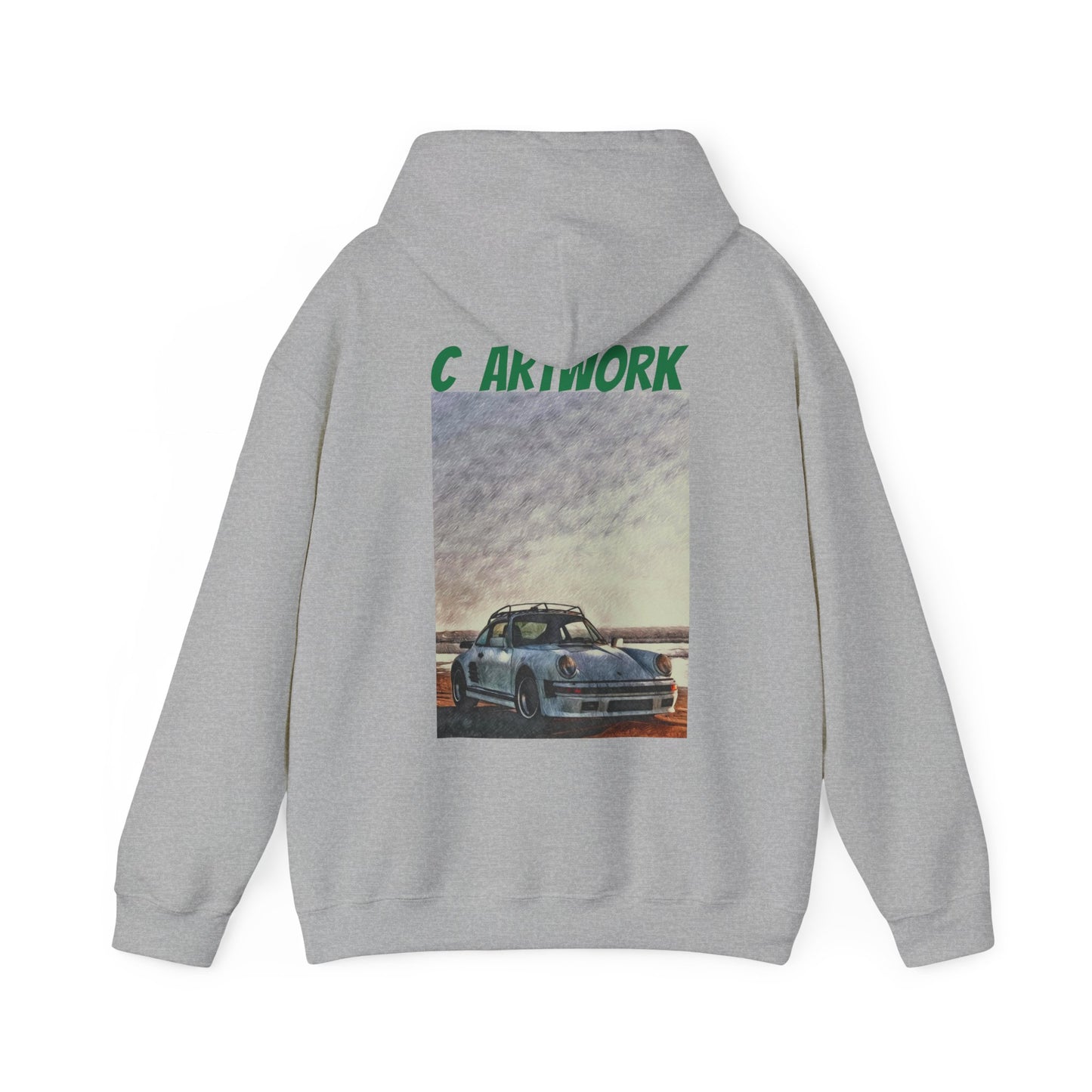 Unisex Heavy Blend™ Hoodie Porsche on the Beach