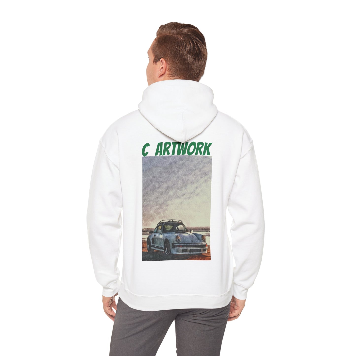 Unisex Heavy Blend™ Hoodie Porsche on the Beach