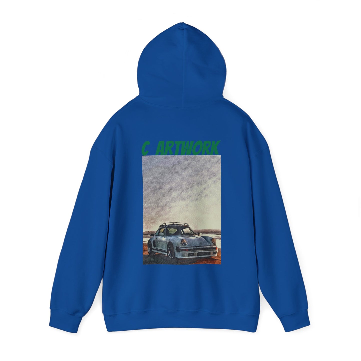 Unisex Heavy Blend™ Hoodie Porsche on the Beach