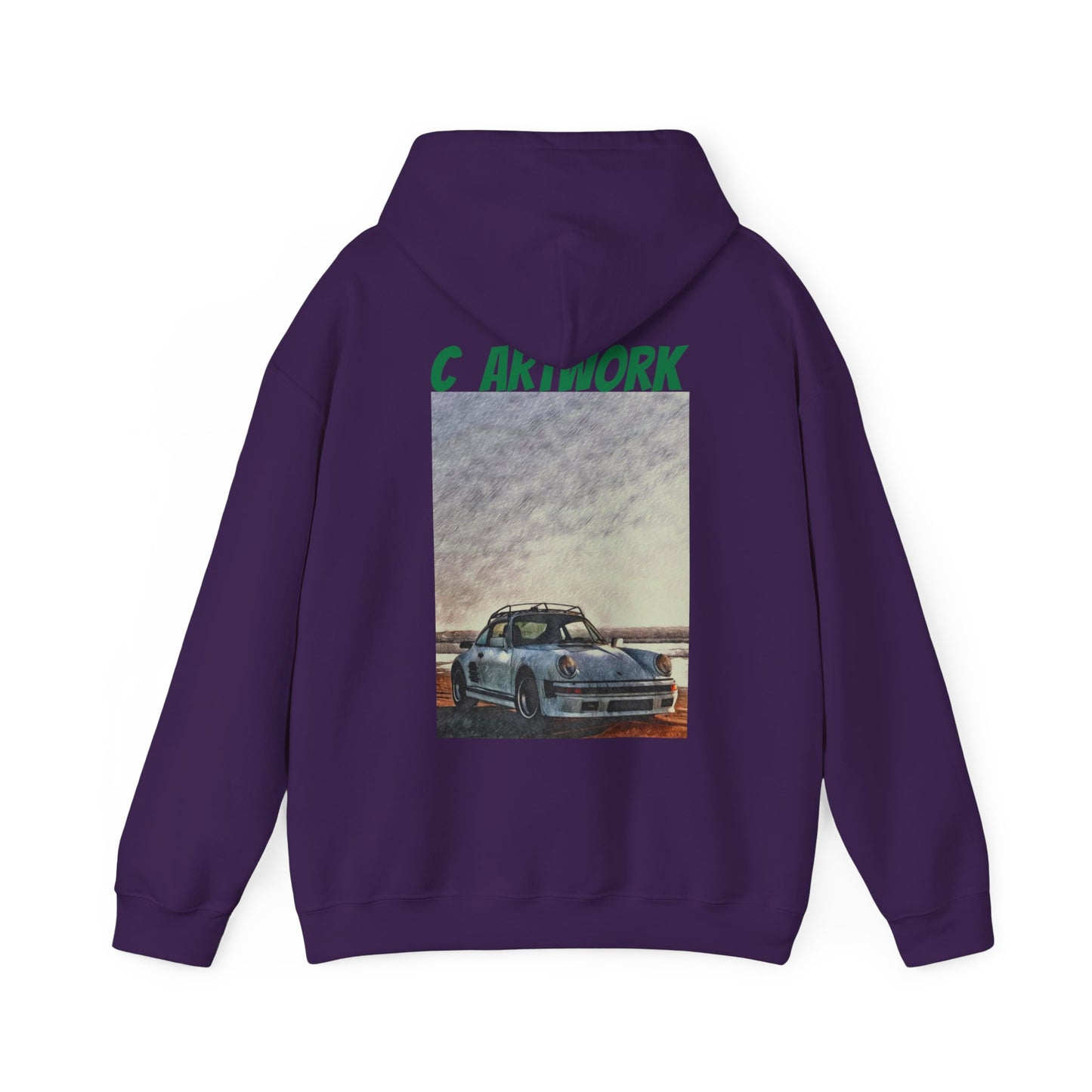 Unisex Heavy Blend™ Hoodie Porsche on the Beach