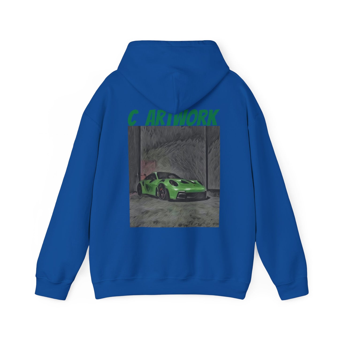 Unisex Heavy Blend™ Hoodie Green Porsche